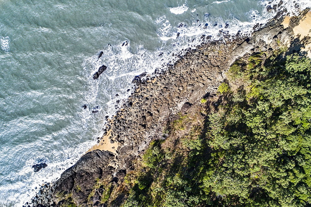 Australia, Queensland, Aerial view of coastline (Drone)