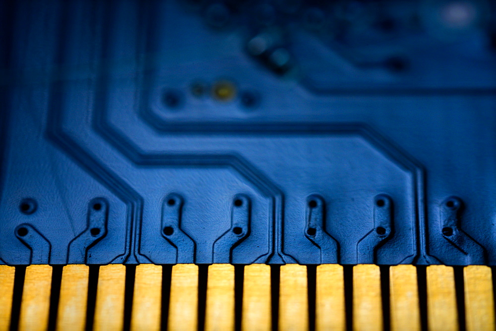 Close-up of circuit board