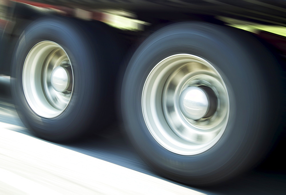 Semi truck on highway