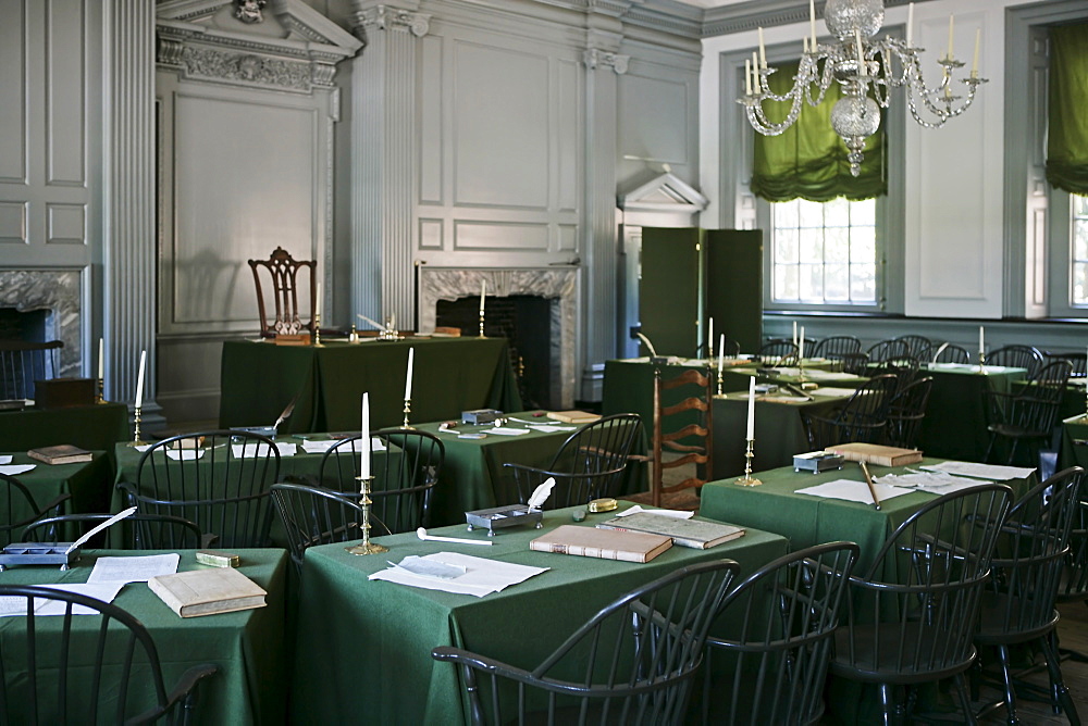 Assembly room in Independence Hall Philadelphia PA