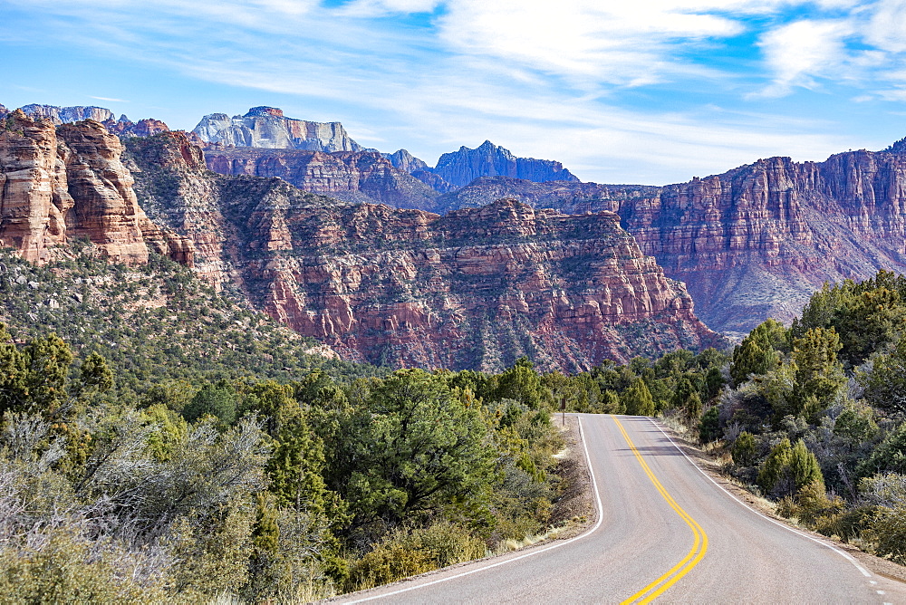 United States, Utah, Zion National Park, Kolob Terrace section of Zion National Park