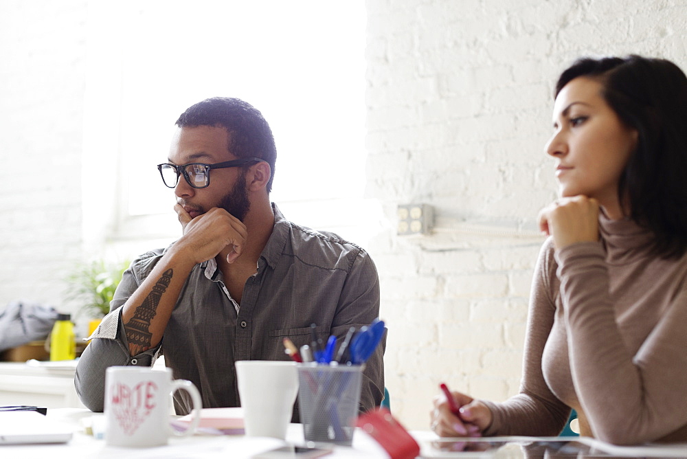 People in a meeting in Small Business, Start-up