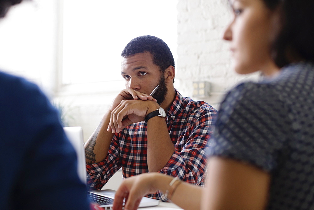 People in a meeting in Small Business, Start-up