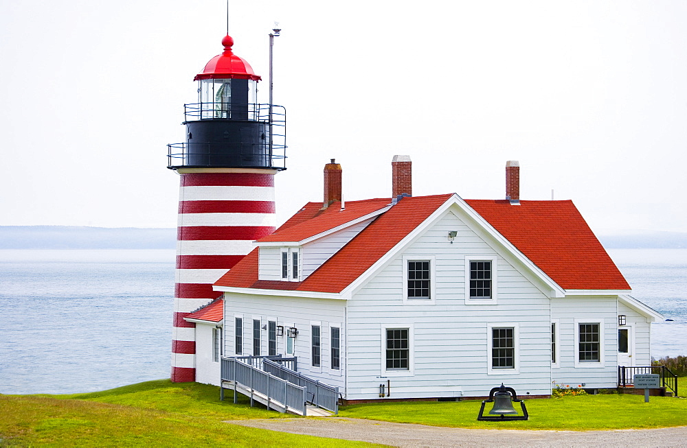 West Quoddy Head Lighthouse Lubec Maine