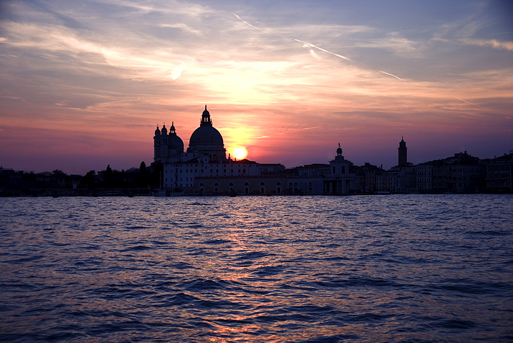 Church of Santa Maria Della Salute and Punta della Dogana Venice Italy