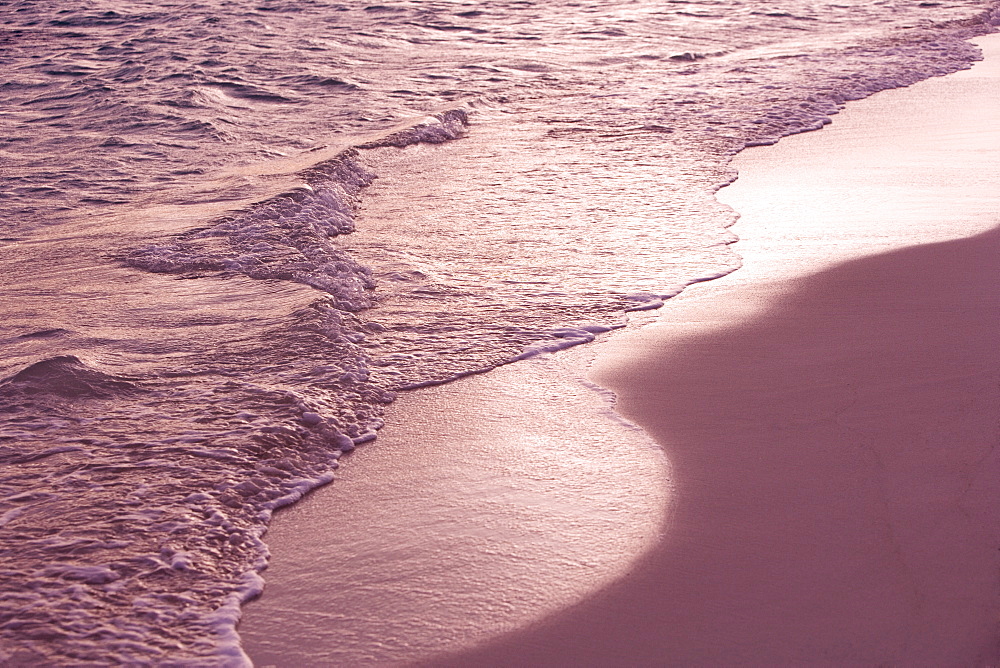 Deserted beach scene