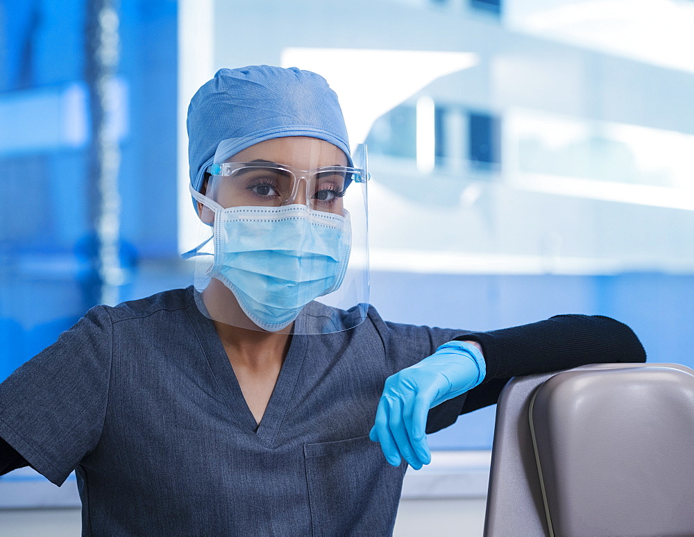 Female doctor in operating theater