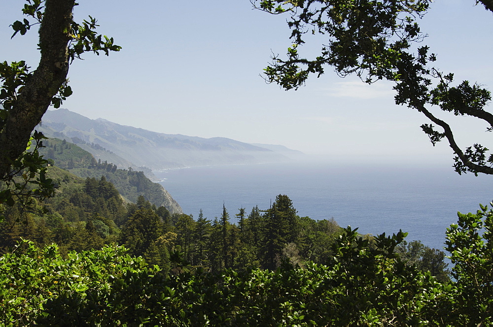 Tranquil coastline view, Big Sur, Monterey, California