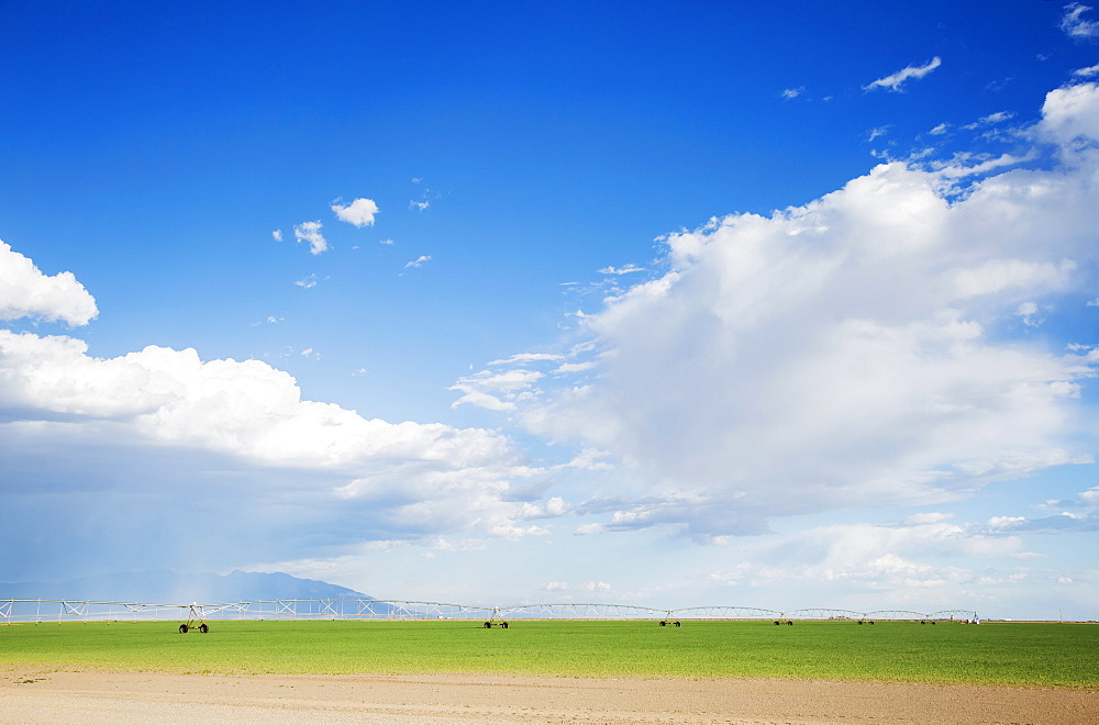 Irrigation system, Barley, Colorado, USA