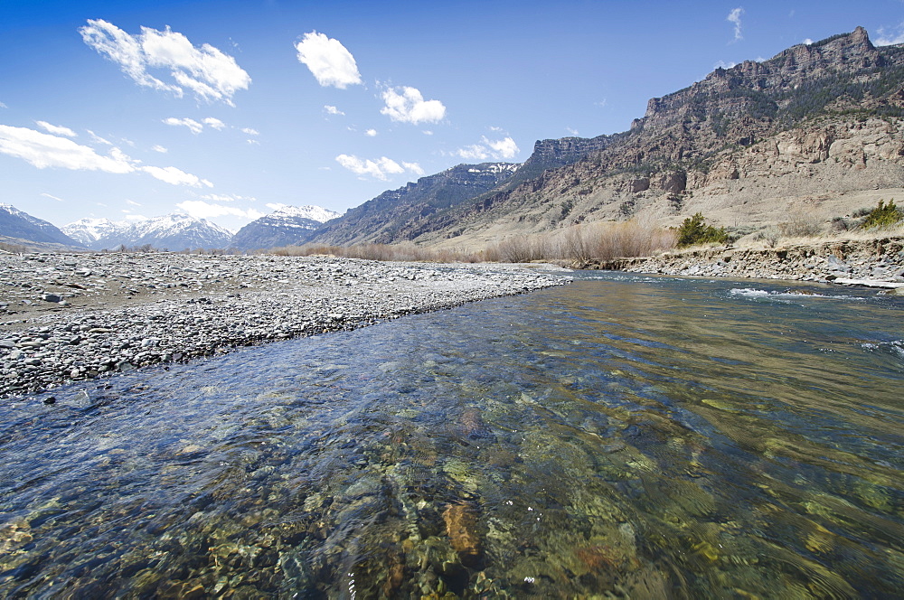 View of Shoshone River, Wyoming