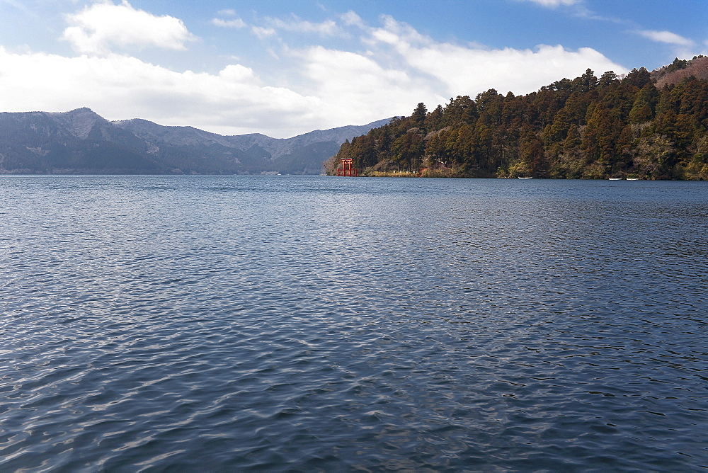 Lake in the countryside