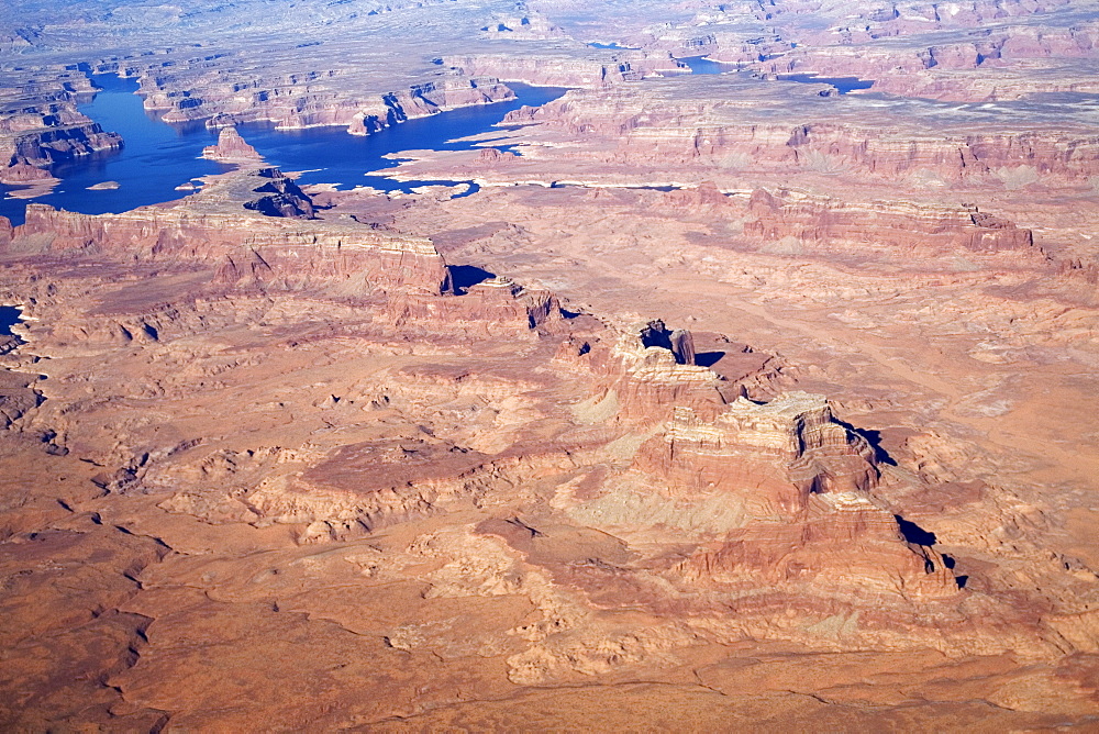 High angle view of Arizona desert