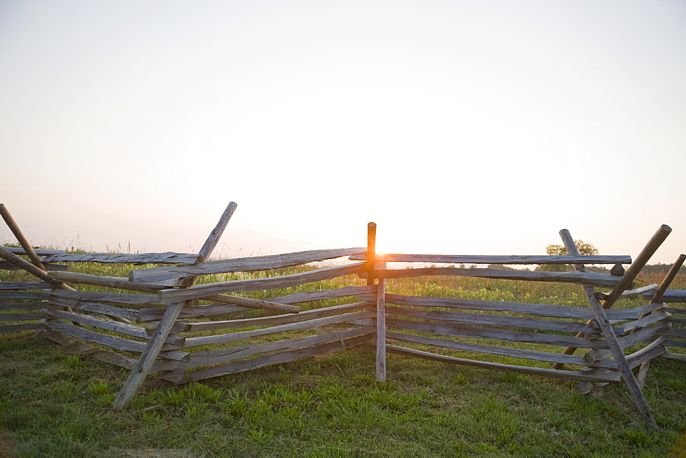 Old wooden fence