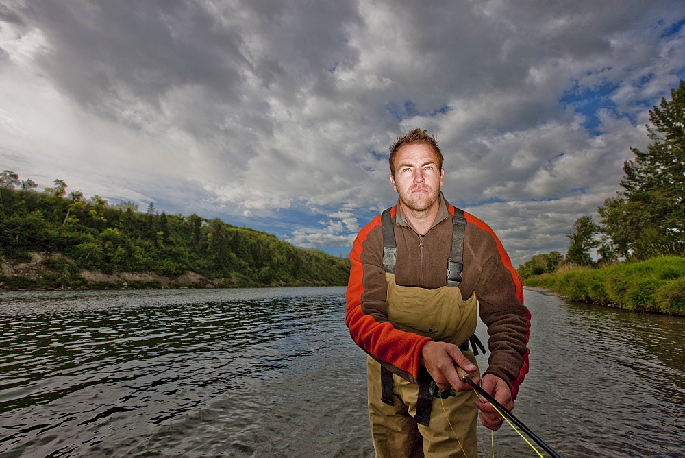 Fly fisherman