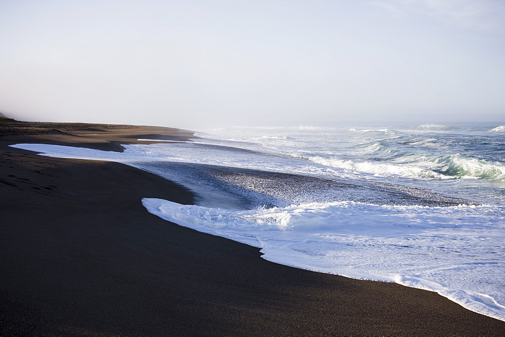 Waves crashing