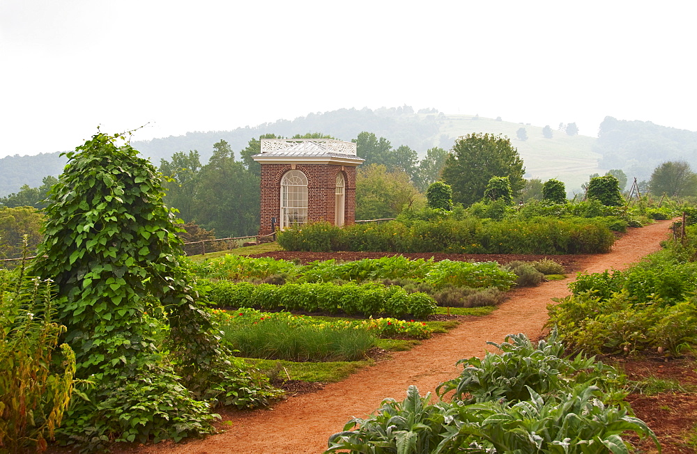 Garden at Thomas Jefferson's house