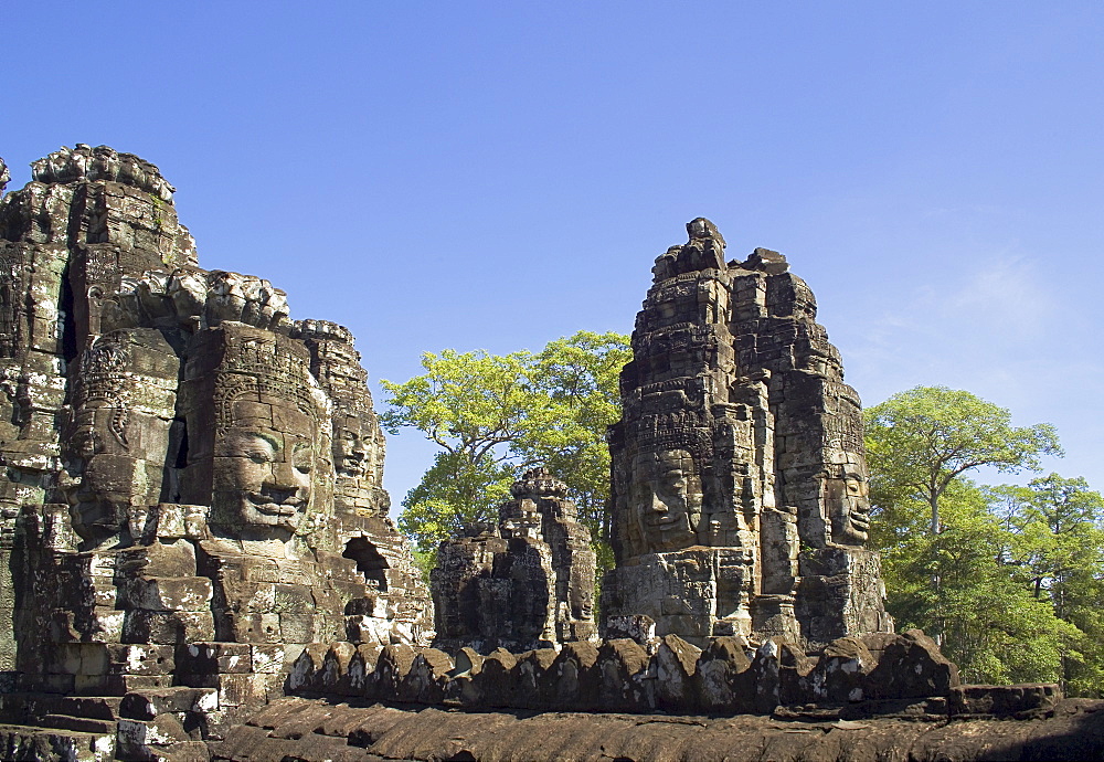 Ancient Temple Angkor Thom Angkor Wat Bayon Cambodia