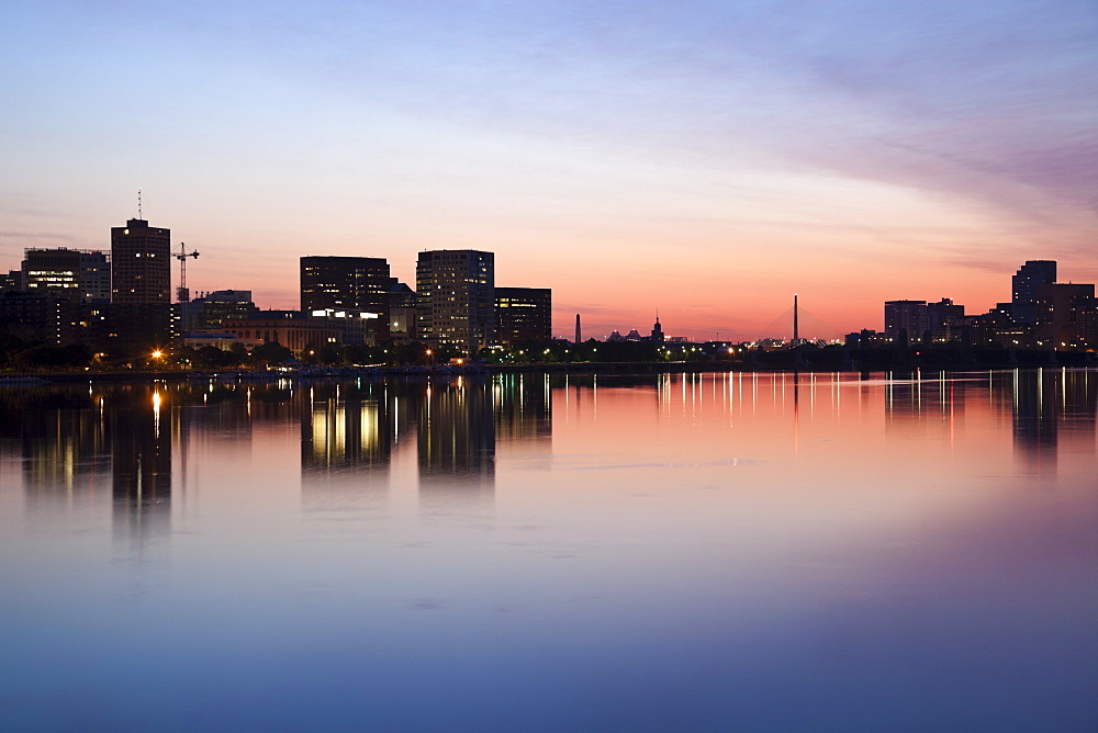 Boston at sunrise