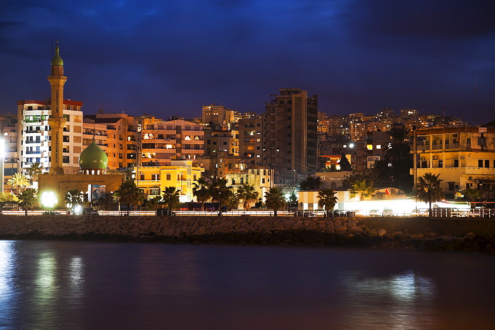 Skyline at dusk