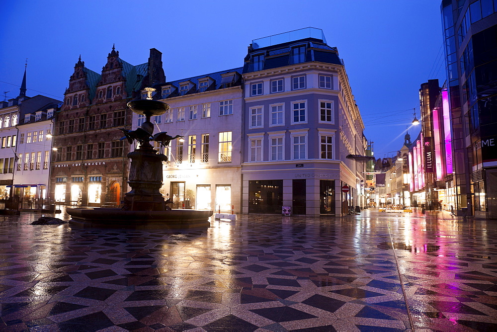 Old town scene in early morning