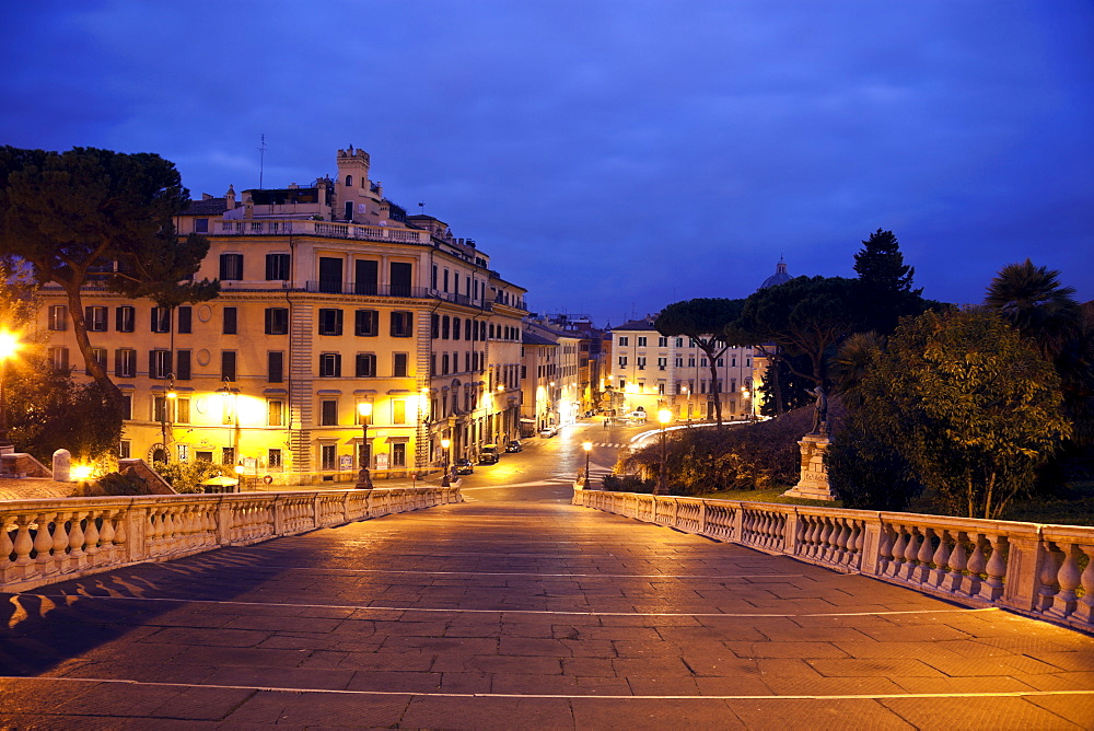 Piazza Campidoglio at dusk