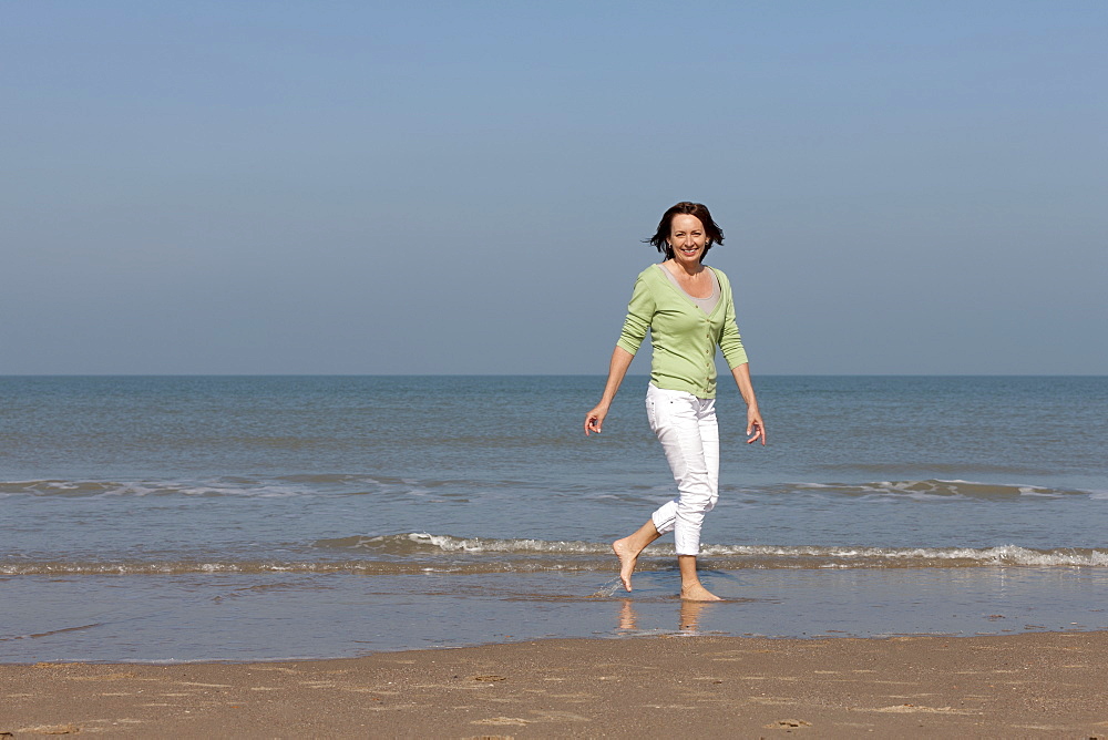 Woman on beach