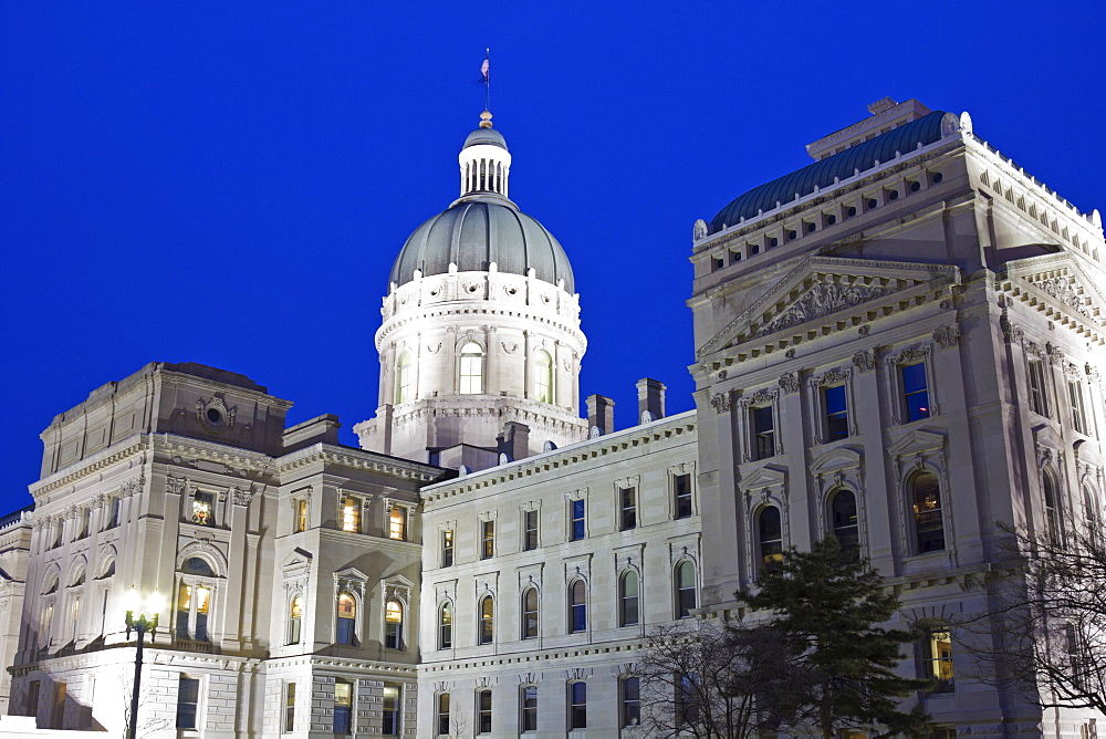 USA, Indiana, Indianapolis, State Capitol Building