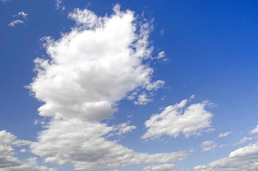 Clouds on blue sky
