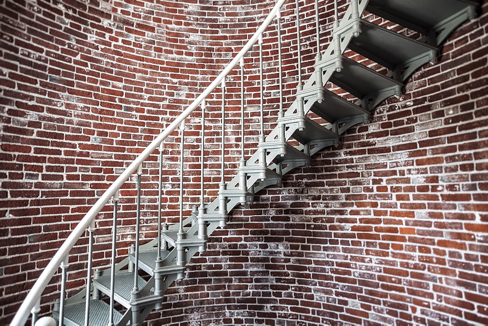 Circular staircase in Umpqua Lighthouse, Winchester Bay, OR