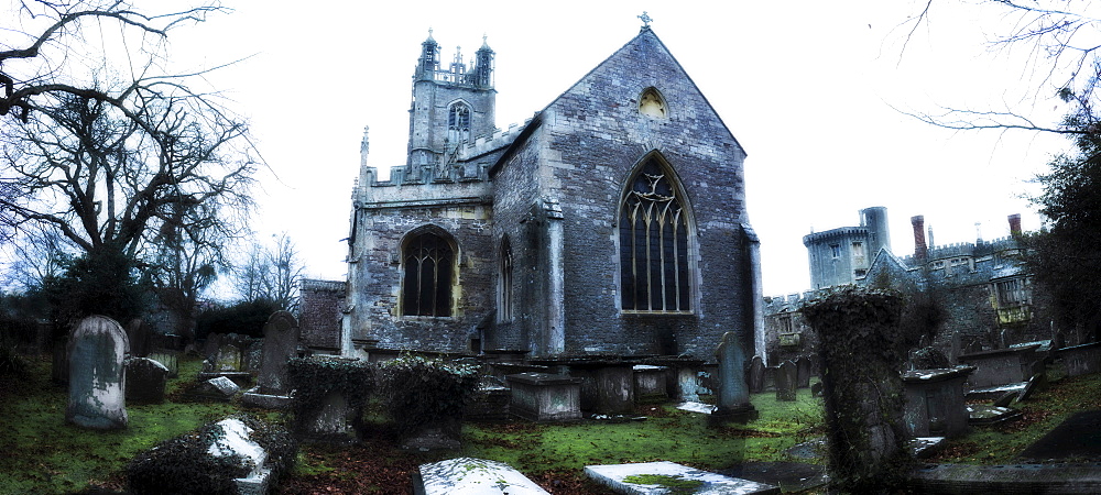 United Kingdom, Bristol, old chapel and cemetery