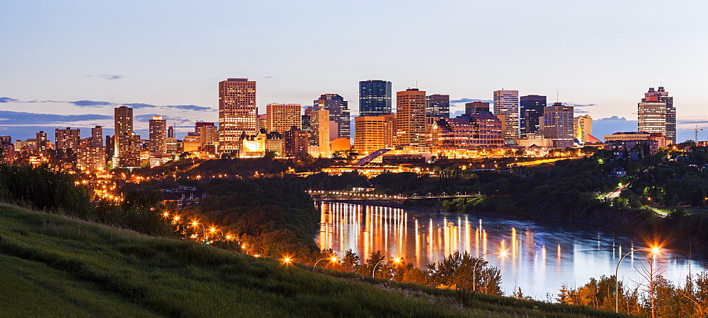 City skyline, Canada, Alberta, Edmonton