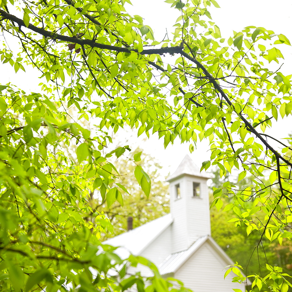 A church in Smoky Mountain National Park