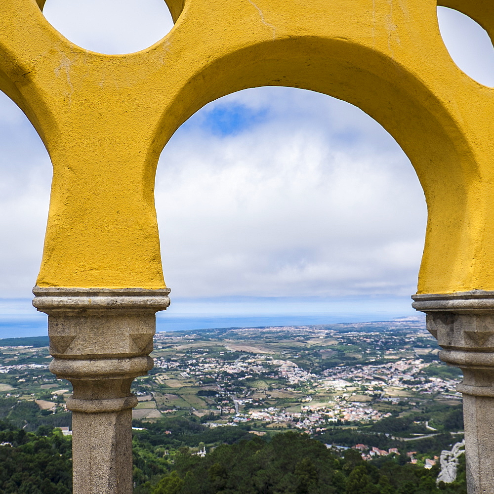 Scenic view from Palace of Sintra, Sintra, Portugal