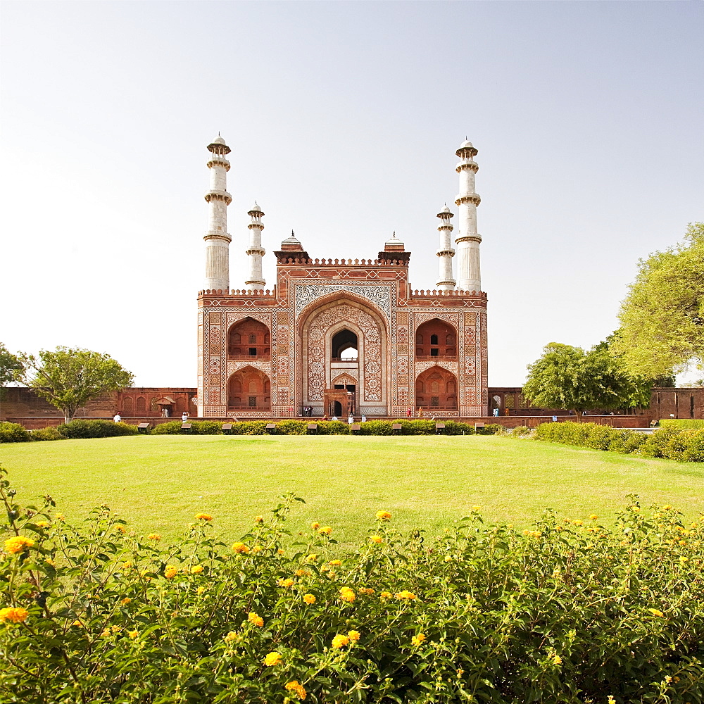 India, Uttar Pradesh, Agra, Sikandra, Akbar's Tomb, India, Uttar Pradesh, Agra, Sikandra