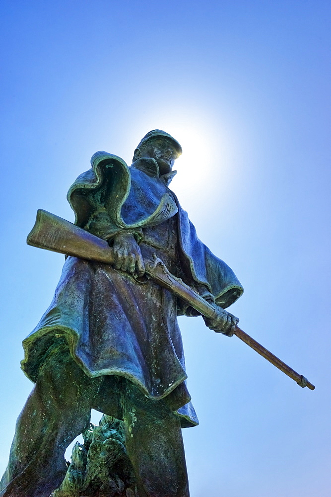 Statue of a soldier at Vicksburg National Military Park