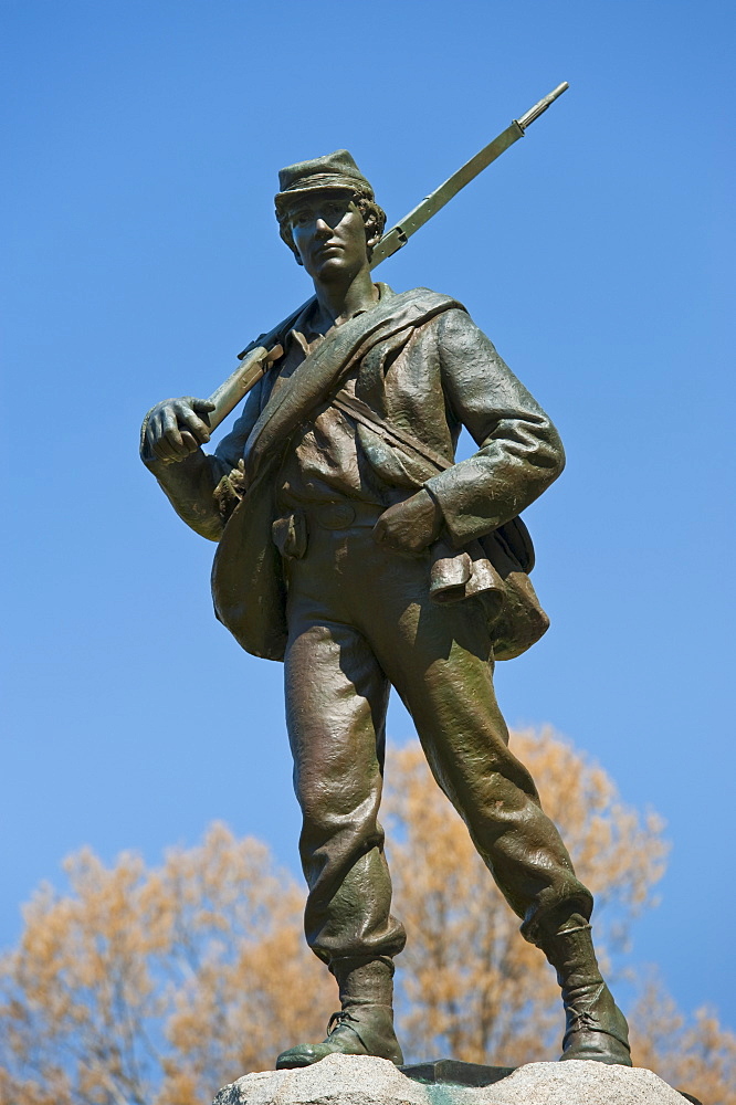 Statue of union soldier at Vicksburg National Military Park