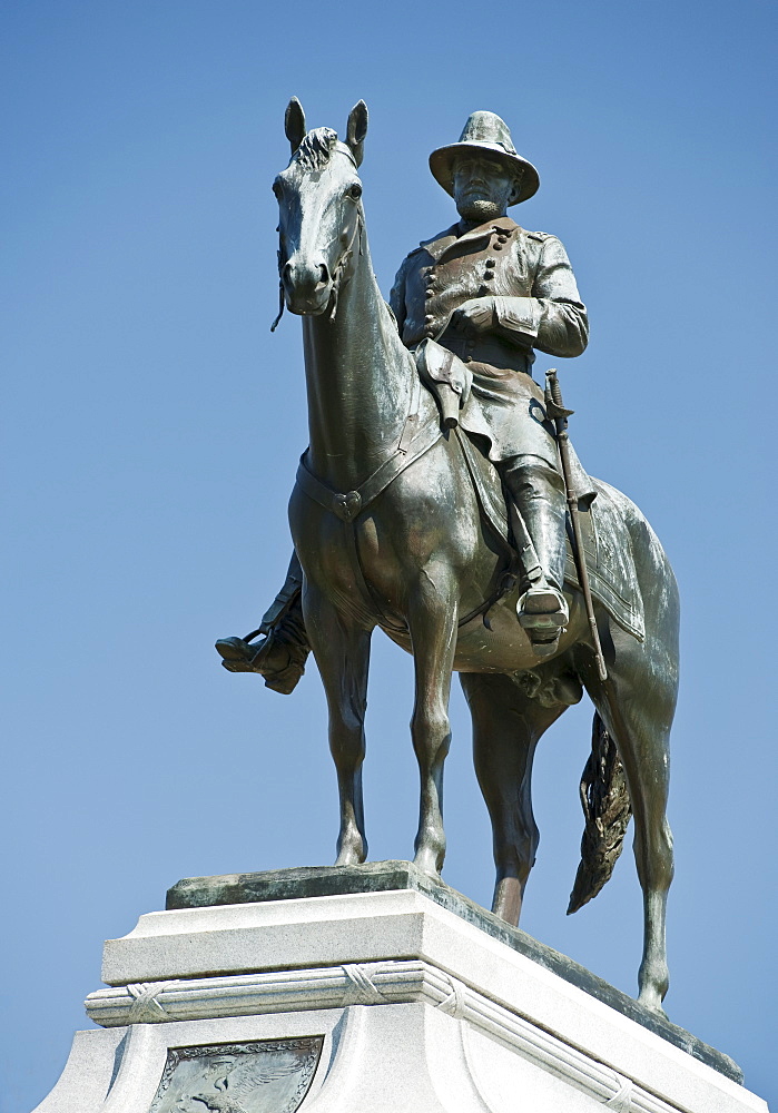 Statue of General Sherman at Vicksburg Military Park