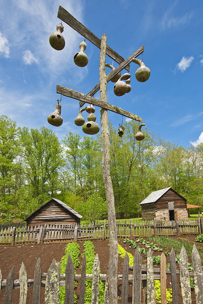 Birdhouses at Smoky Mountain National Park