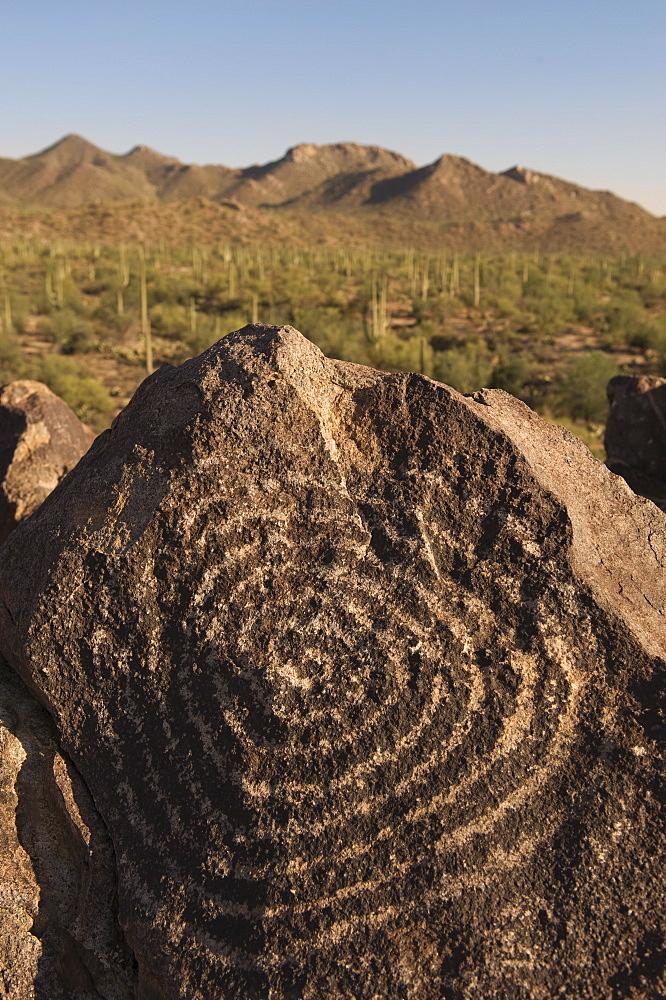 Petroglyph, Signal Hill, Arizona