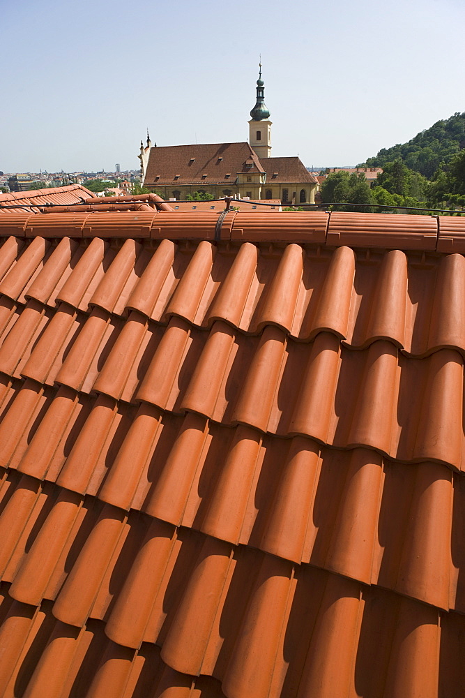 Tiled rooftop