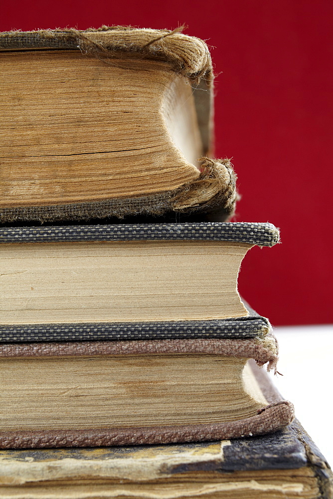 Stack of old books