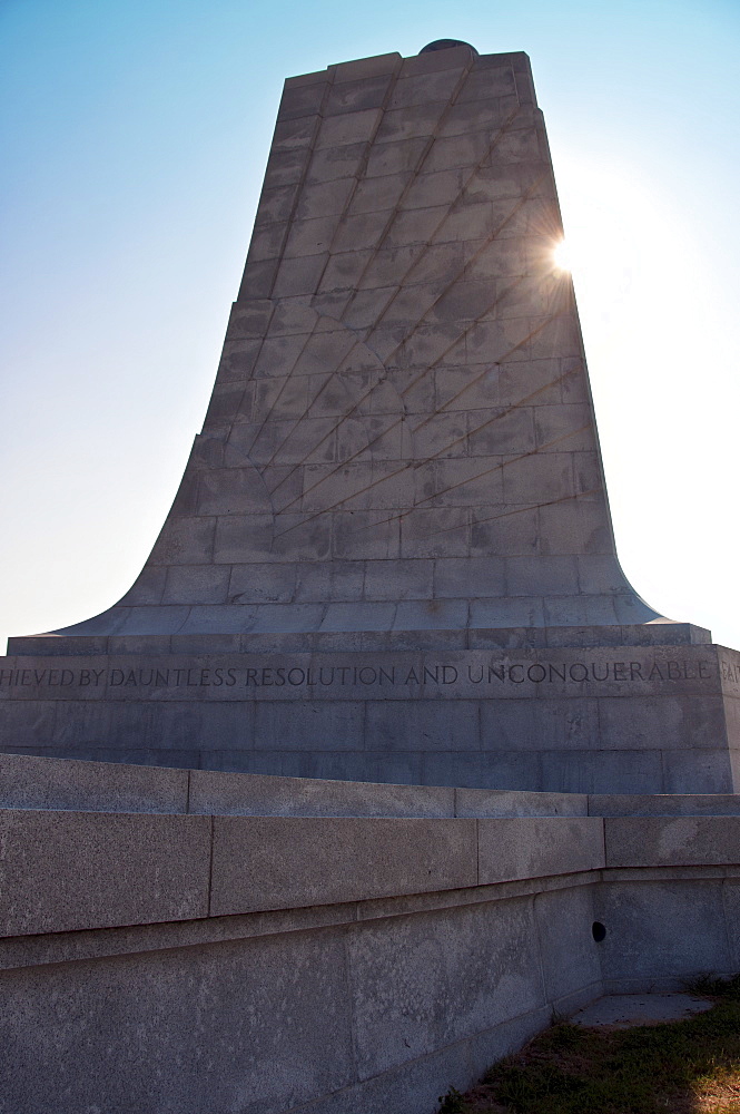 USA, North Carolina, Outer Banks, Kill Devil Hills, Wright Brothers Memorial