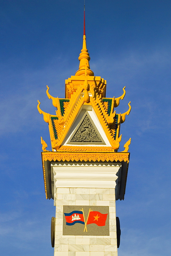 Tower at the Royal Palace Phnom Penh Cambodia Khmer