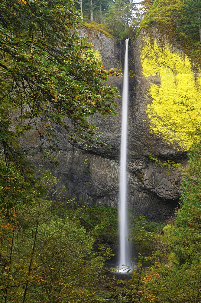 USA, Oregon, Marion County, View of Lattorelle Falls