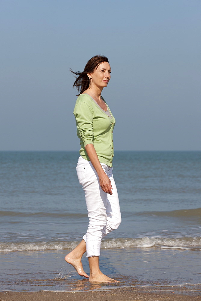 Woman on beach