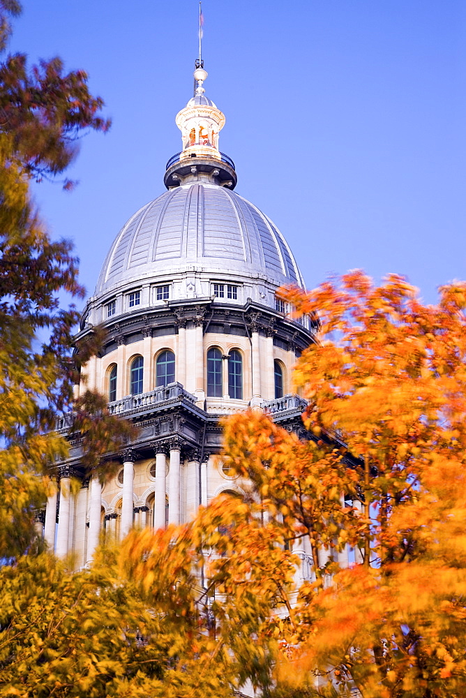 USA, Illinois, Springfield, State Capitol Building