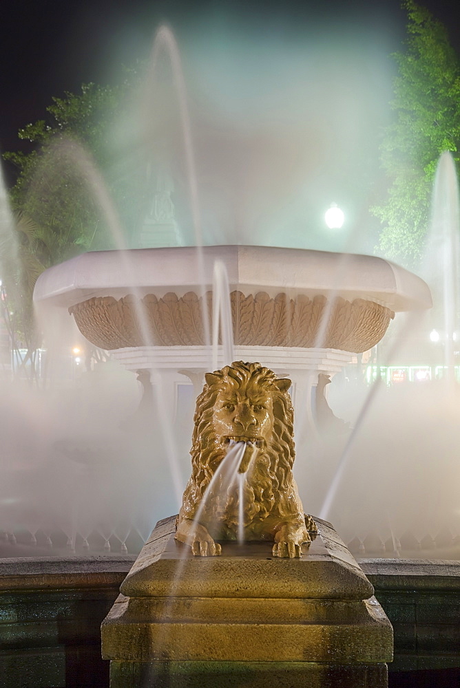 The fountain of the Lions, Ponce, Puerto Rico, 