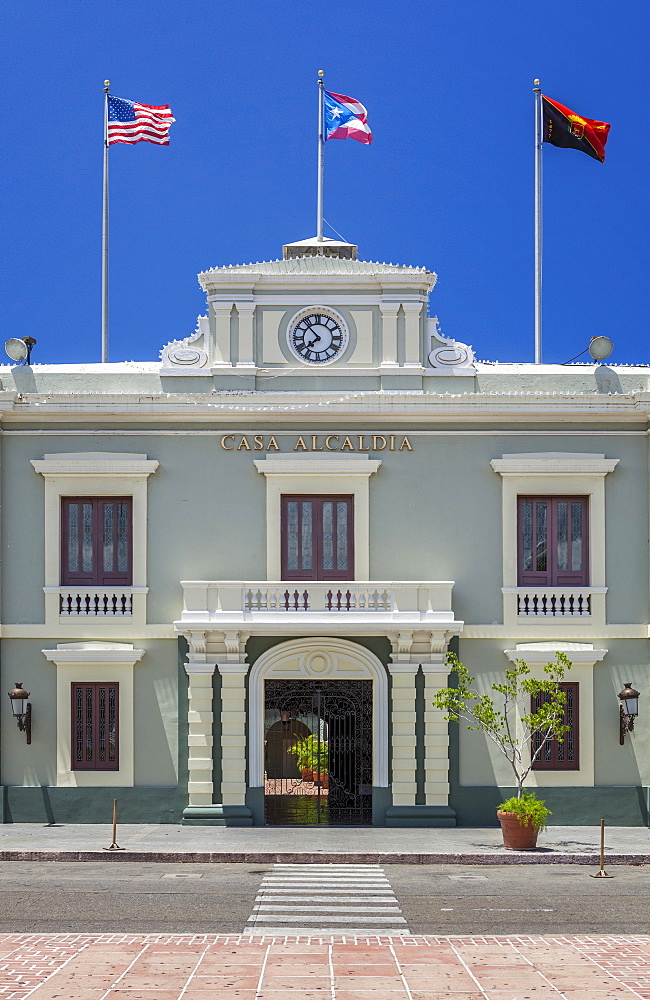 Government building, Casa Alcaldia, in Ponce, Puerto Rico