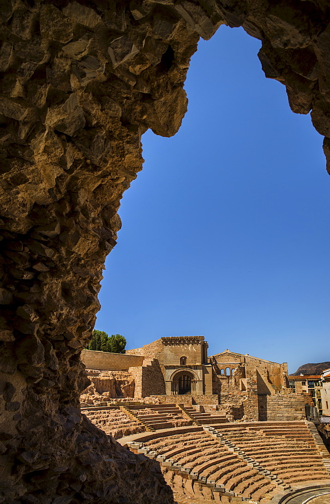 Ancient Roman amphitheater, Cartegena, Spain