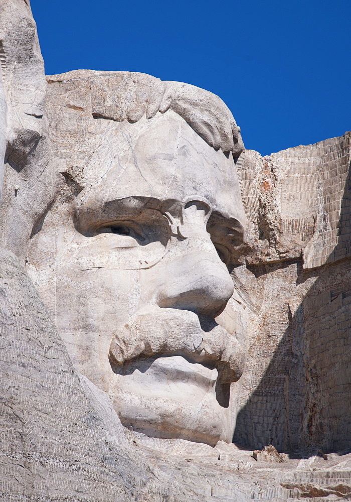 Head of Roosevelt on Mount Rushmore